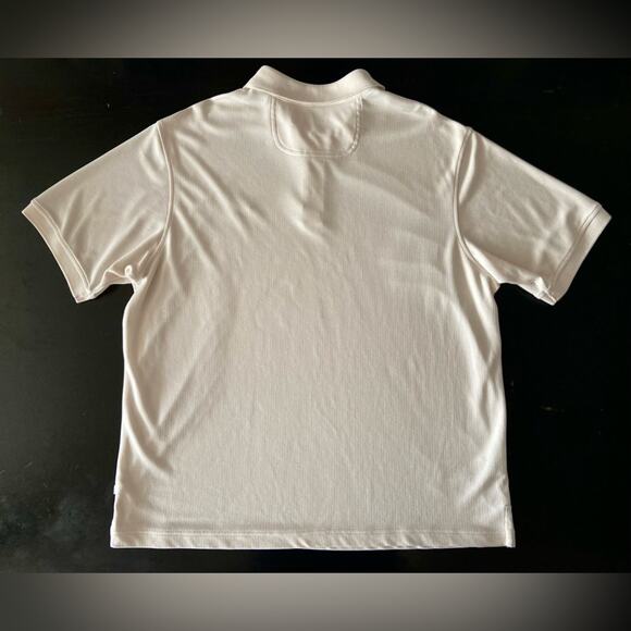 TOMMY BAHAMA Cream Colored Textured Polo size XL - Picture 7 of 8